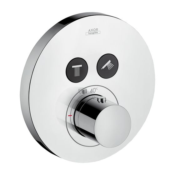 AXOR Thermostat UP ShowerSelect Fertigset 2 Verbraucher rund chrom
