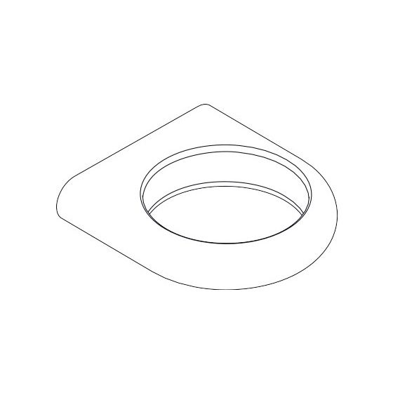 AXOR Abdeckung Logo für Halteelement chrom