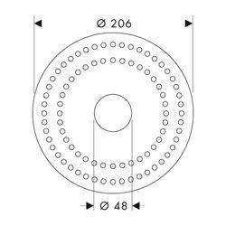 AXOR Trockenmanschette Starck für Grundset 10902180... AXOR-96660000 4011097404745 (Abb. 1)