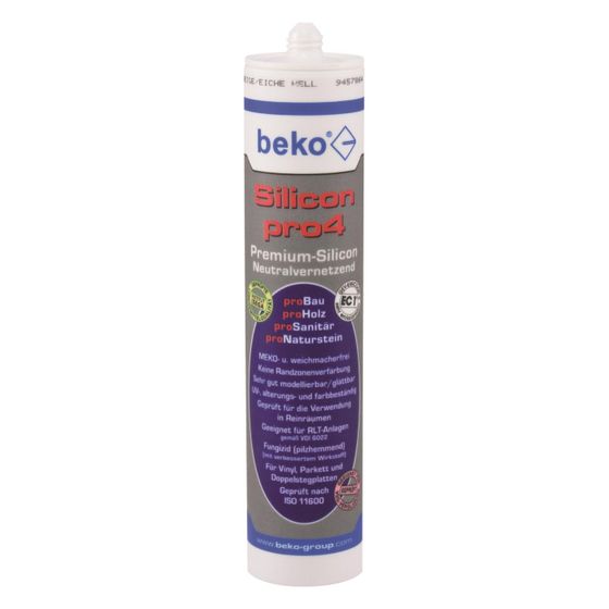 beko  Universal-Silicon Pro4, 310ml, betongrau