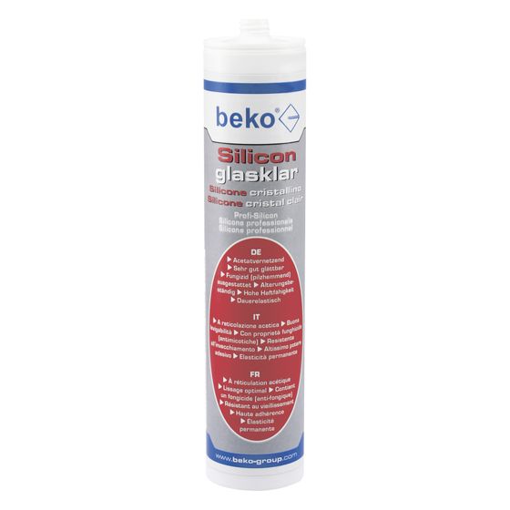 beko Silikon glasklar, 310ml