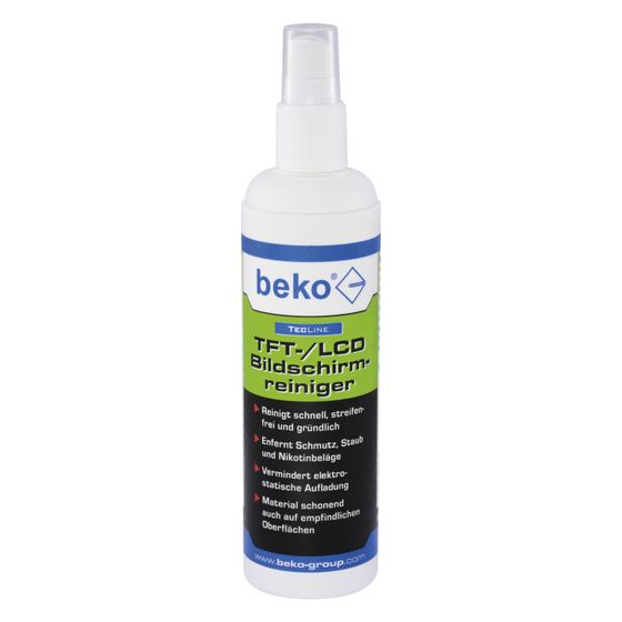beko  Bildschirmreiniger TecLine TFT/LCD, 250ml, 29950250