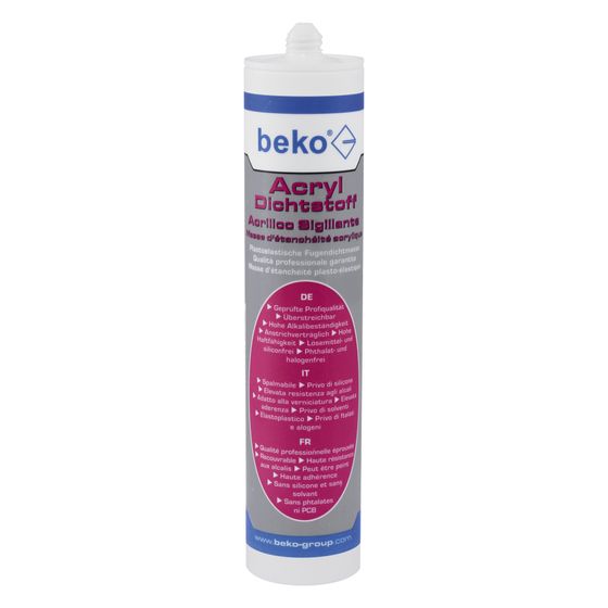 beko Acryl-Dichtstoff, 310ml, Weiß