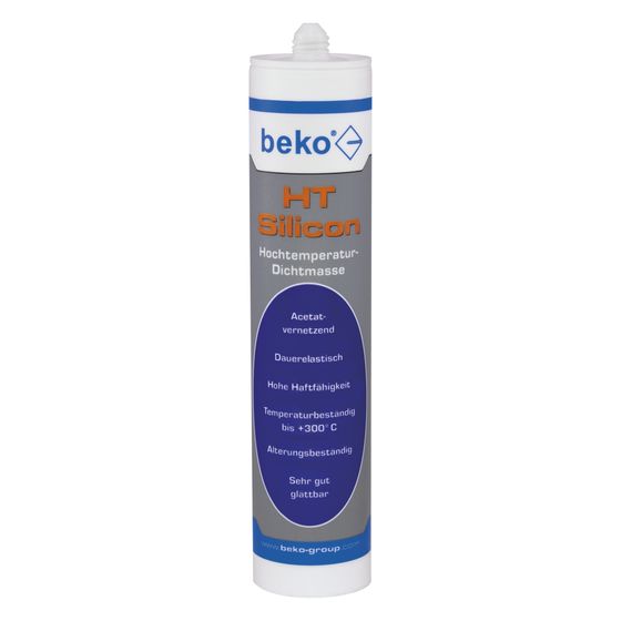 beko Hochtemperatur-Dichtmasse, 310 ml, dunkelrot, 226 01