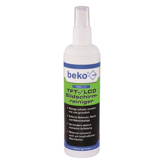beko  Bildschirmreiniger TecLine TFT/LCD, 250ml, 29950250