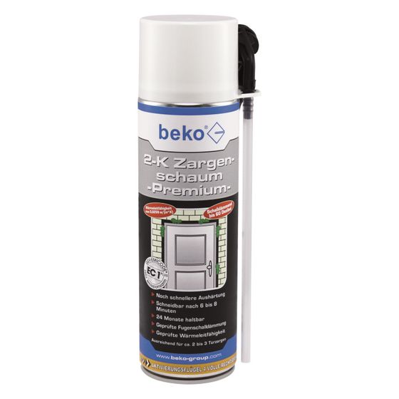 beko  2-K Zargenschaum PREMIUM 280400, 400ml, Polyurethan-Prepolymer