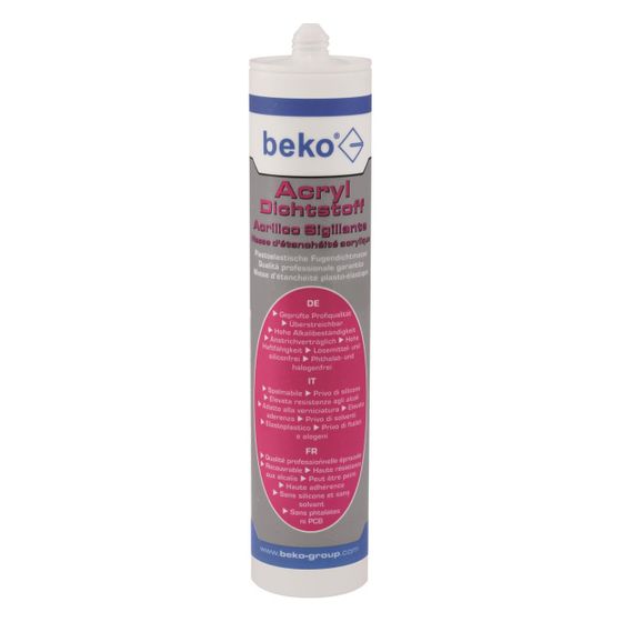 beko  Acryl-Dichtstoff 230300, 310ml, Weiß