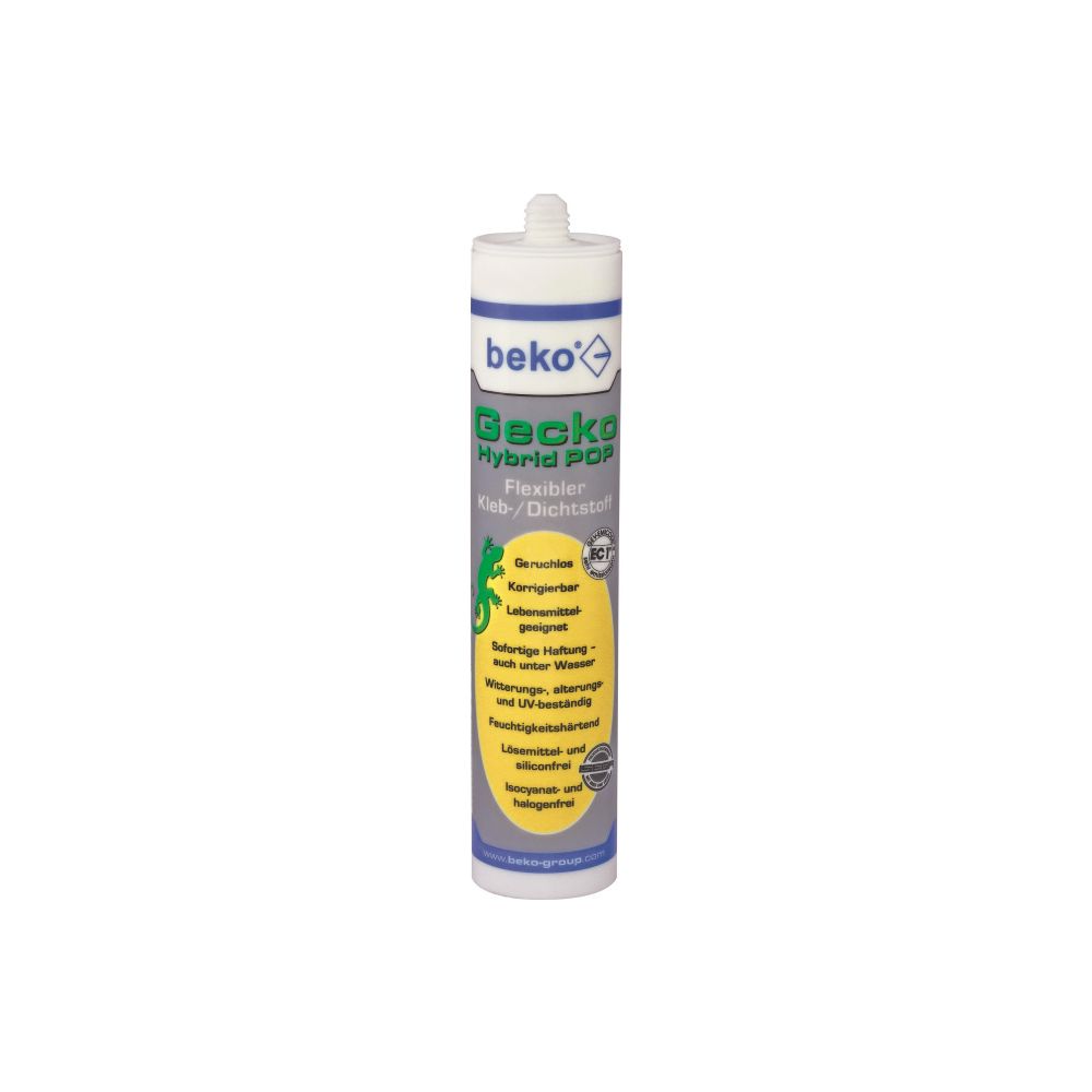 beko  Einkomponenten-Kleber Tackcon Shore 45, 310ml, Polyurethan, Weiß... BEKO-2403101 4036421240011 (Abb. 3)