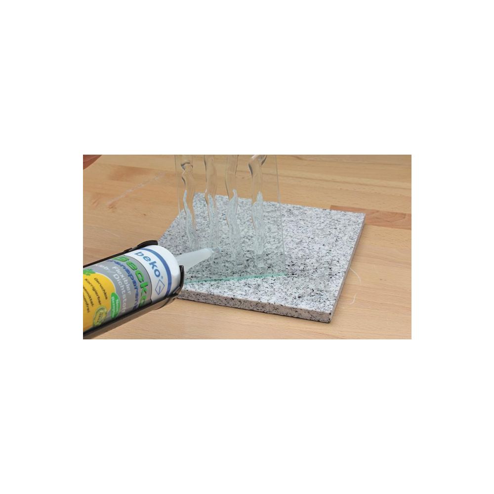 beko  Kleb-/Dichtstoff Gecko 290ml, 290ml, Transparent, 2453100... BEKO-2453100 4036421245139 (Abb. 2)