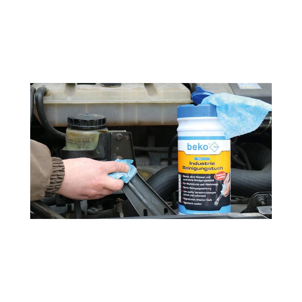 beko Industrie-Reinigungstuch TecLine, 20x25cm, 80 Tücher... BEKO-299 83 80 4036421322359 (Abb. 4)