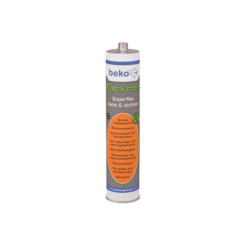 beko  Einkomponenten-Kleber Tackcon Shore 45, 310ml, Polyurethan, Weiß... BEKO-2403101 4036421240011 (Abb. 2)