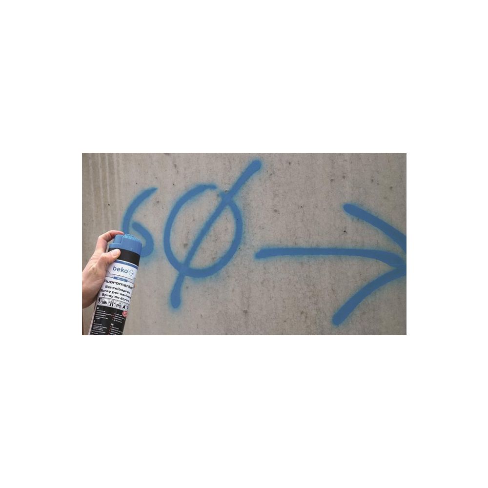 beko  Schreibspray TecLine Fluoromarker 29429500, 500ml, Leuchtgelb... BEKO-29429500 4036421294137 (Abb. 2)