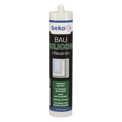 beko  Bau-Silicon bekosil neutral, 310ml, Siliconkautschuk, Transparent, 22201... BEKO-22201 4036421222017 (Abb. 1)