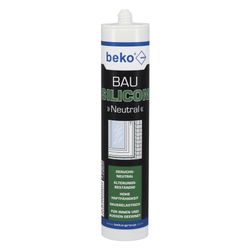 beko  Bau-Silicon bekosil neutral, 310ml, Siliconkautschuk, Transparent, 22201... BEKO-22201 4036421222017 (Abb. 1)