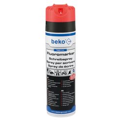 beko  Schreibspray TecLine Fluoromarker, 500ml, Leuchtrot... BEKO-29459500 4036421294168 (Abb. 1)