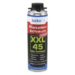 beko  Pistolenschaum XXL, 500ml, 45l Ausbeute, 1-Komponenten Polyurethanschaum, Beige, 280... BEKO-280545 4036421280185 (Abb. 1)