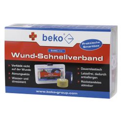 beko Wund-Schnellverband CareLine, 6,50m, Polyester, Beige/Blau... BEKO-290 8 002 4036421290023 (Abb. 1)