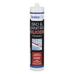 beko Bad- und Sanitärsilikon Acetat, 310ml, Transparent... BEKO-225 01 4036421225018 (Abb. 1)