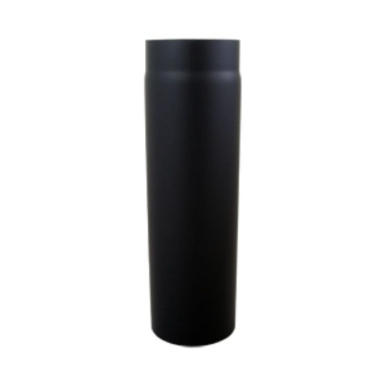Bertrams Camino Rohr 500mm DN 150, Schwarz aus 2mm Stahlblech, senotherm-beschichtet