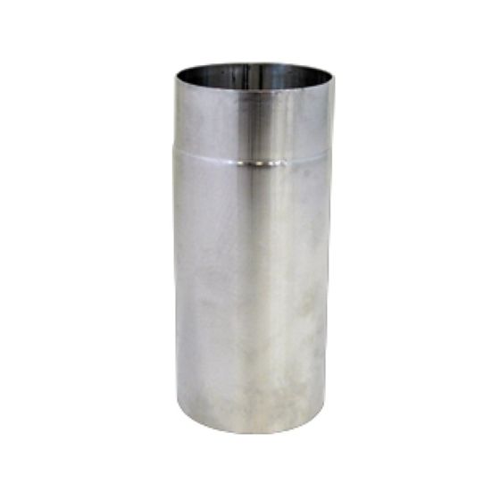 Bertrams Abgasrohr aus Aluminium DN 130 Länge 250mm gefalzt