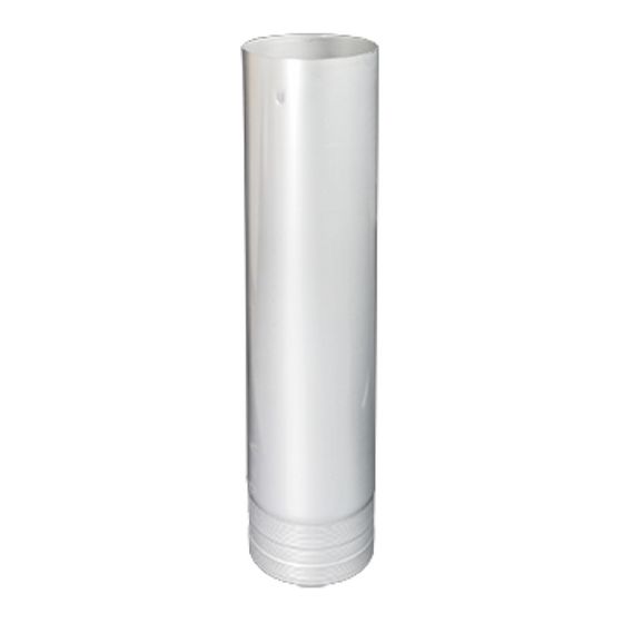 Bertrams Rohrelement VLE plus 250mm lang DN 130 aus Edelstahl glanz 1.4571/1.4404