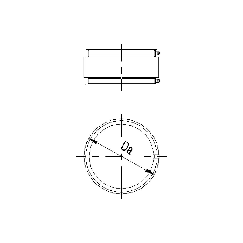 Bertrams Klemmband lose DN 600 DW... BERTRAMS-22KLB600 4250112337266 (Abb. 2)