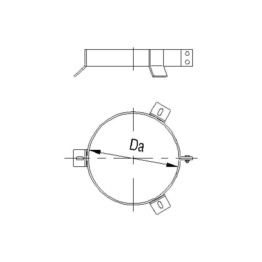 Bertrams Seilabspannschelle DN 180 DW... BERTRAMS-22SAS180 4250112339888 (Abb. 2)