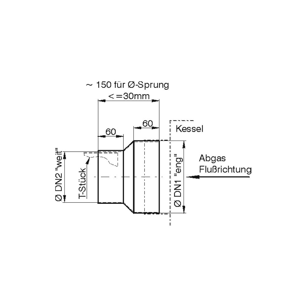 Bertrams Reduzierstück EWR-D DN 180 eng DN 150 weit... BERTRAMS-21RS-D180-150 4250112329186 (Abb. 2)