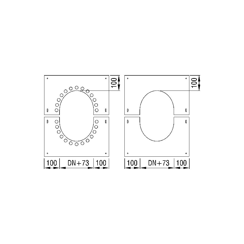 Bertrams Blendblech DN 180 0–30 Grad Neigung, aus Edelstahl DW für Dachschräge m... BERTRAMS-22BL30VA180H 4250112363463 (Abb. 2)