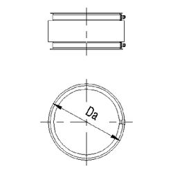 Bertrams Klemmband lose DN 600 DW... BERTRAMS-22KLB600 4250112337266 (Abb. 1)