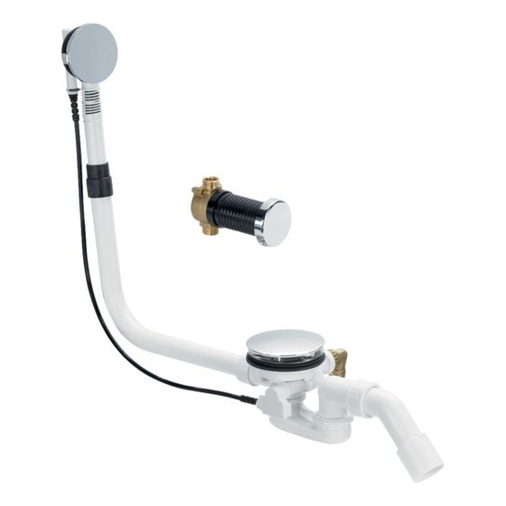 Bette Quelleinlauf Silhouette für Badewanne Ab- und Überlauf D. 90mm verchromt Zubehör GT-Stahl