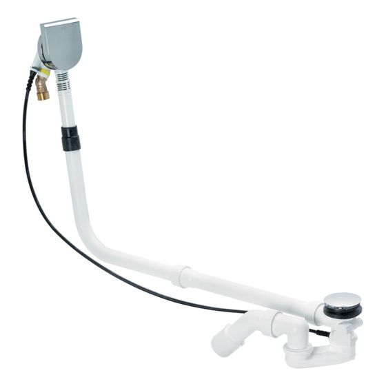 Bette Ab- und Überlaufgarnitur Plus 5 mit Zulauf d. 52mm 1070mm für Badewanne Zubehör