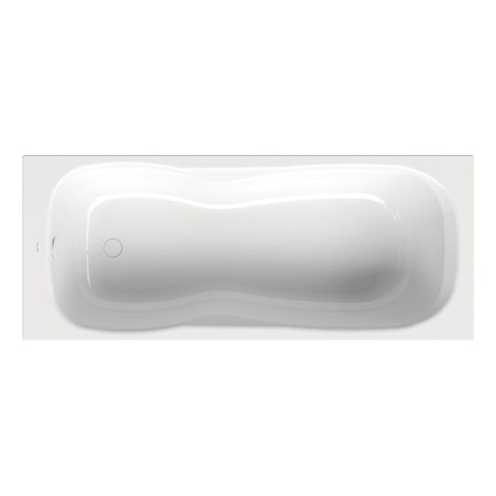 Bette Setline Badewanne Calypso 1700x700x390/30mm 1-Sitzer BetteGlasur Plus Rechteck Unterbau GT-Stahl