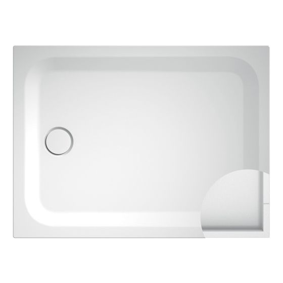 Bette Ultra Duschwanne Coffee 1100x800x35mm Rechteck mit Wannenträger GT-Stahl