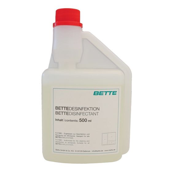 Bette Pflege Desinfektionsmittel Whirl 500 ml GT-Stahl
