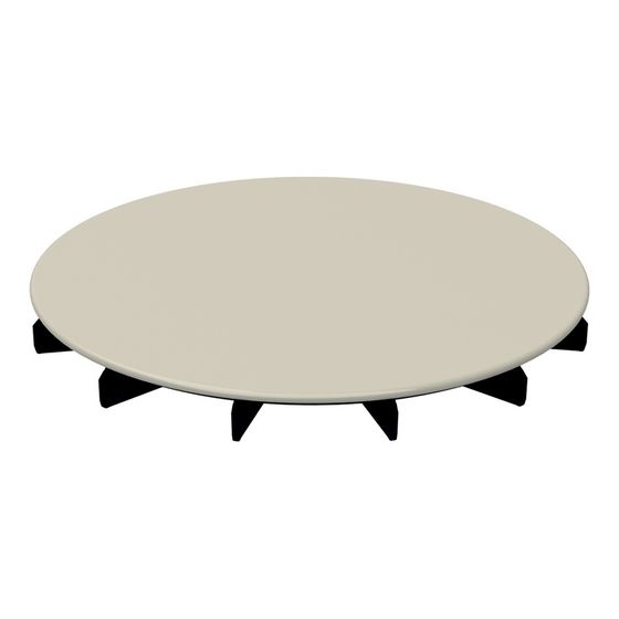 Bette Ablaufdeckel glasiert für BetteAir Flax 210x210x25mm Ersatzteil GT-Stahl