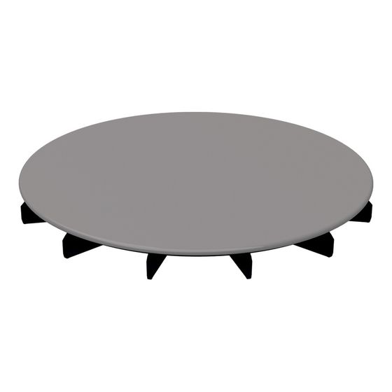 Bette Ablaufdeckel glasiert für BetteAir Quartz 210x210x25mm Ersatzteil GT-Stahl
