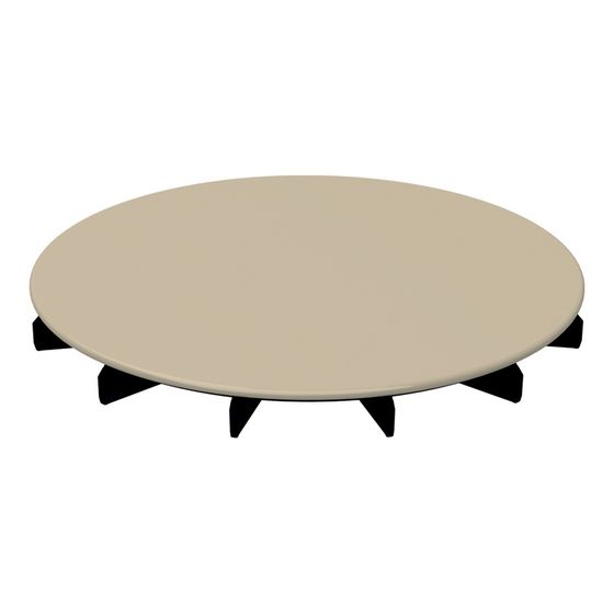Bette Ablaufdeckel glasiert für BetteAir Sand 210x210x25mm Ersatzteil GT-Stahl