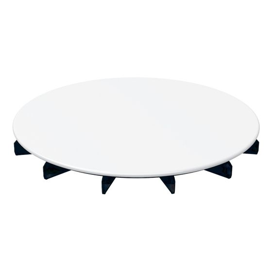 Bette Ablaufdeckel glasiert für BetteAir Weiß 210x210x25mm Ersatzteil GT-Stahl