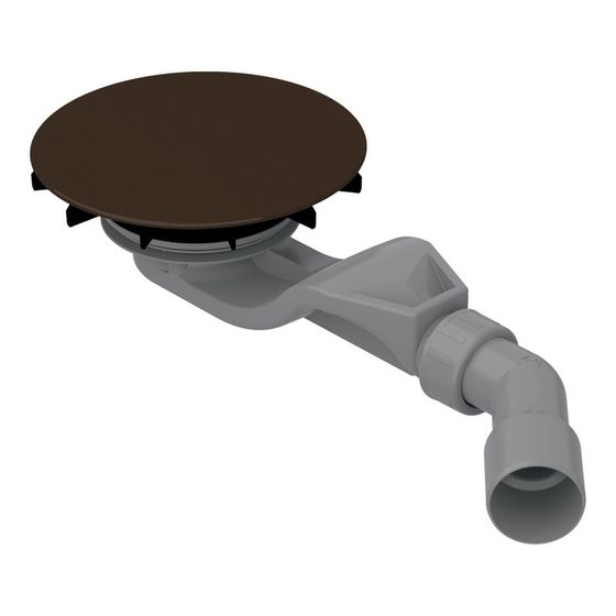 Bette BetteAir 30 Ab- und Überlauf für Duschwanne Duschfläche Coffee BetteAntirutsch Pro Zubehör GT-Stahl