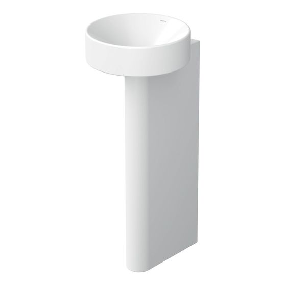Bette Suno Pedestal Waschtisch Rund Pergamon VK2 340x340x863mm Bohrung für 1-Loch Arm. GT-Stahl