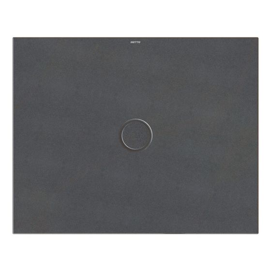 Bette Floor Duschfläche Midnight 1000x800x30/30mm Rechteck GT-Stahl