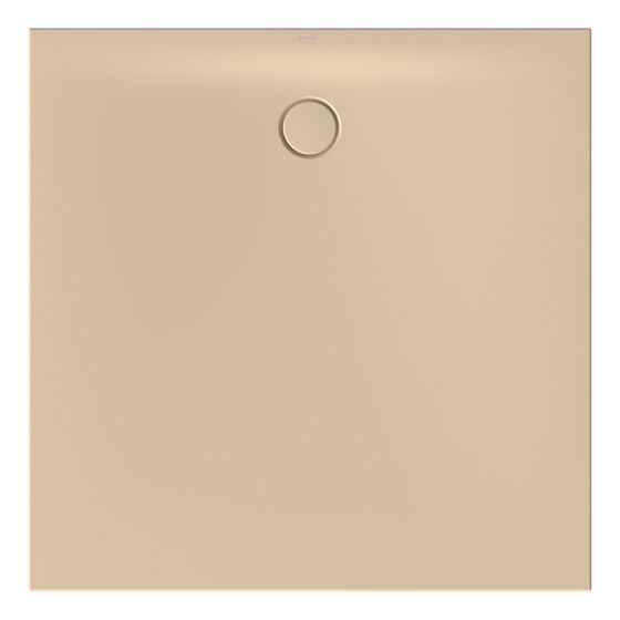 Bette Flat Duschfläche Bahama beige 1200x1200x25mm BetteAntirutsch Pro Rechteck Unterbau GT-Stahl
