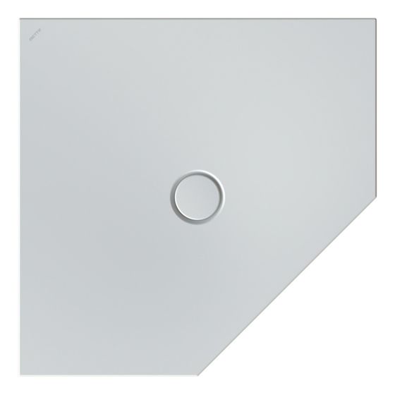 Bette Floor Caro Duschfläche Fünfeck Manhattan Antirutsch Pro 900x900x30/30mm GT-Stahl