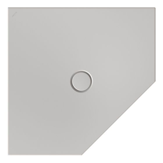 Bette Floor Caro Duschfläche Fünfeck Dust Antirutsch Pro 900x900x30/30mm GT-Stahl