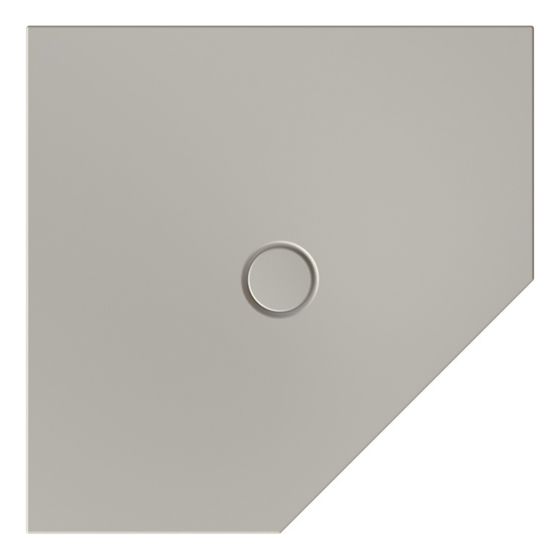Bette Floor Caro Duschfläche Fünfeck Stone Antirutsch Pro 900x900x30/30mm GT-Stahl