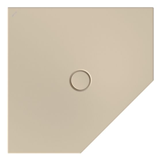 Bette Floor Caro Duschfläche Fünfeck Sand Antirutsch Pro 900x900x30/30mm GT-Stahl