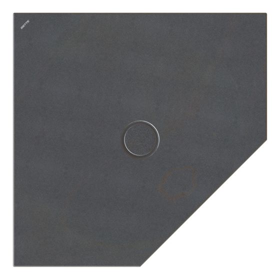 Bette Floor Caro Duschfläche Fünfeck Midnight 900x900x30/30mm BetteGlasur Plus GT-Stahl