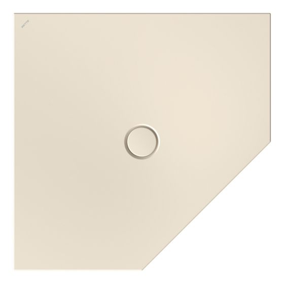 Bette Floor Caro Duschfläche Fünfeck Pergamon Antirutsch Pro 1000x1000x30/30mm GT-Stahl
