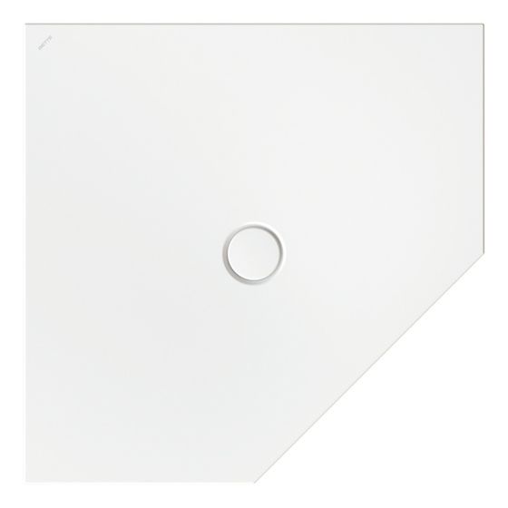 Bette Floor Caro Duschfläche Fünfeck Starwhite 1000x1000x30/30mm BetteGlasur Plus GT-Stahl